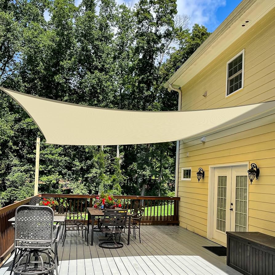 Amazon.com : TANG 5' x 10' Sun Shade Sail Rectangle Outdoor